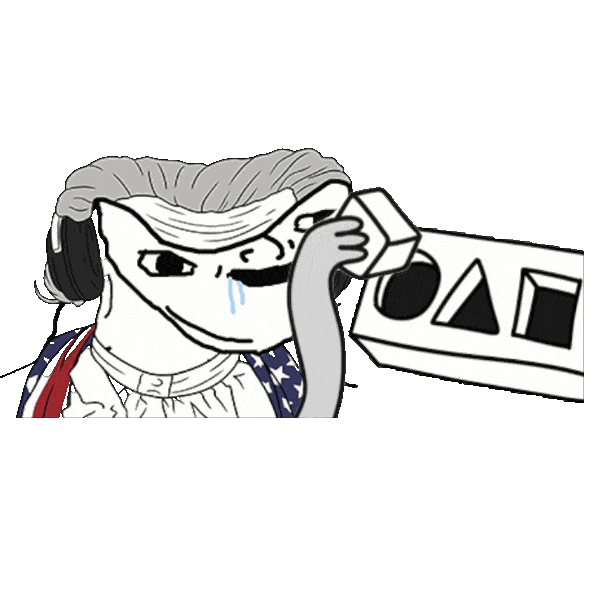 Trying No Brain Sticker