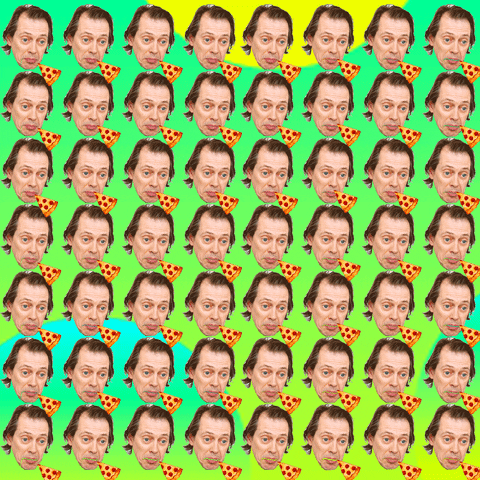 steve buscemi pizza GIF by Anne Horel