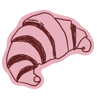 Croissant Sticker