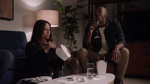 chinese food wine GIF by ABC Network