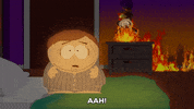burning eric cartman GIF by South Park 