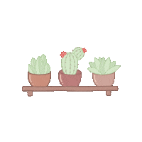marinapennas plants cactus plantas cactos Sticker