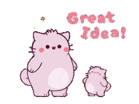 Cat Bravo Sticker by Pembe
