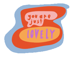 barbsiegraphy lovely kindness barbsiegraphy you are lovely Sticker