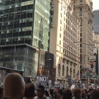Activists Protest Comey's Firing at NYC's Trump Tower