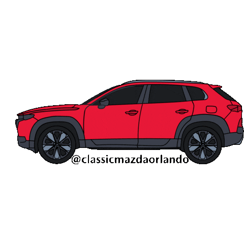 Car Driving Sticker by Classic Mazda Orlando