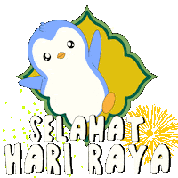 Pray Hari Raya Sticker by Pudgy Penguins