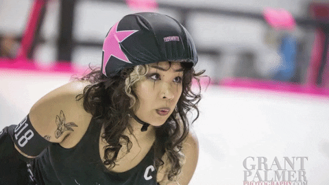 CurlingLA rollerderby bdb derbydolls malicecullen GIF