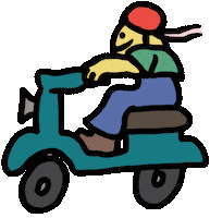 On The Road Racing Sticker by Ruppert Tellac