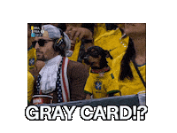 Red Card Dog Sticker