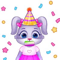 Party Celebrate Sticker by Lucas and Friends by RV AppStudios