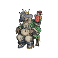 King Pirate Sticker