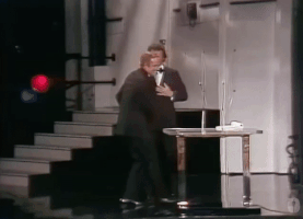 sneak up charlton heston GIF by The Academy Awards