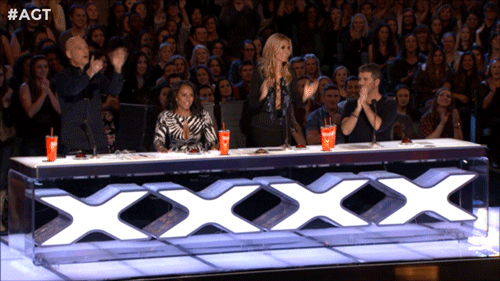 #i agree #standing ovation GIF by America's Got Talent