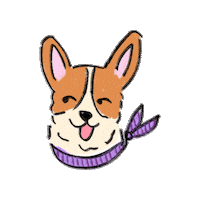 Dog Artist Sticker
