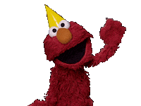 Party Elmo Sticker by Sesame Street