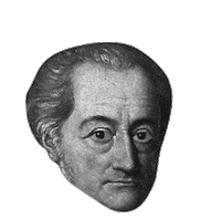 Johann Wolfgang Goethe Sticker by Goethe Institut Moskau