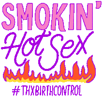 Birth Control Fire Sticker by Bedsider