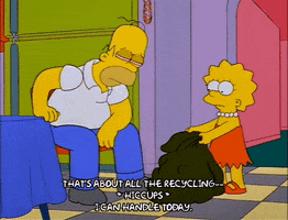 tired homer simpson GIF
