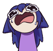 SharpTsuki crying cry sharp sharptsuki Sticker