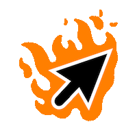 Fire Click Sticker by Krepling