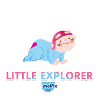 little explorer Sticker by Molfix