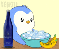 Refreshing Wake Up GIF by Pudgy Penguins