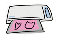 lisa_kreativ heart lettering diy handmade Sticker