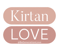 Kirtan Sticker by Be Generation Love