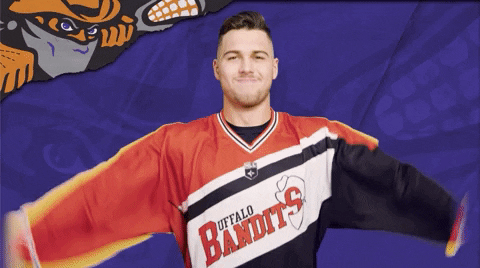 Sport Wink GIF by Buffalo Bandits