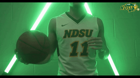 North Dakota State Basketball GIF by NDSU Athletics