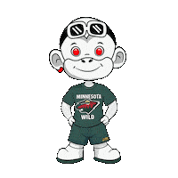 Minnesota Wild Sticker by Zhot Shop