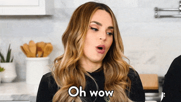 RosannaPansino wow shocked okay whatever GIF