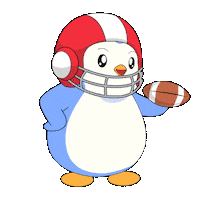 Game Day Football Sticker by Pudgy Penguins