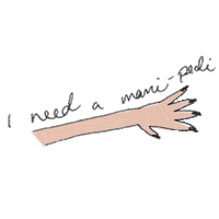 nails manicure STICKER by odibz