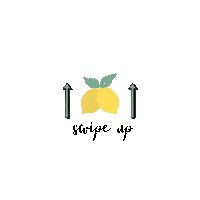 lemonmintsi up swipe swipeup lemon Sticker