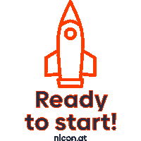 niconbranding brand ready rocket branding Sticker
