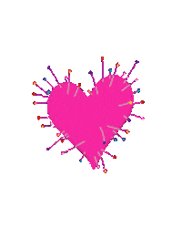 Heart Love Sticker by Sam