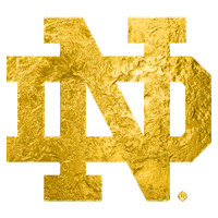 Notre Dame Gold Sticker by Notre Dame Fighting Irish