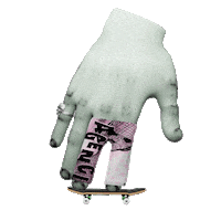 Hand Fingerboard Sticker by agenci