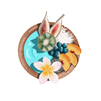 yurikomendoza food fashion summer vegan Sticker