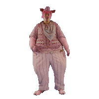 ShrekMusicalAU no shock pig shrek Sticker