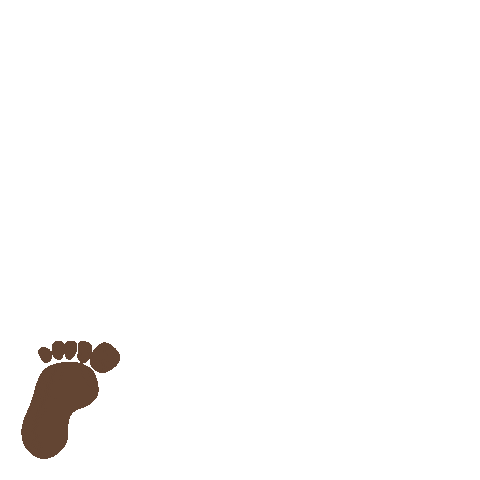 Hobbit Footprints Sticker by OratorijSlovenija