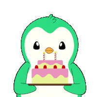 Penguin Eat Sticker by Abster