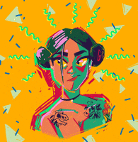 eightbreeze artist portrait selfportrait spideysense GIF