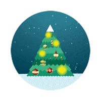 Christmas Tree Sticker by The Galleria Al Maryah Island