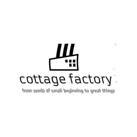 Cottage Factory Sticker by Pakufi