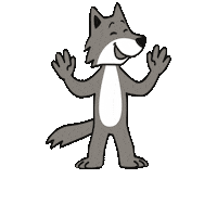 Hukka oulu susi hukka liikuntakeskus Sticker