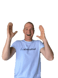 Happy Sticker by alternative.oralcare
