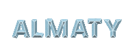 Lettering Kazakhstan Sticker